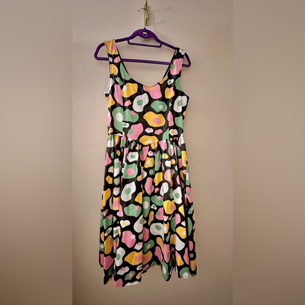 Nooworks Misty Dress (full-length) in Egg print (discontinued) NWT